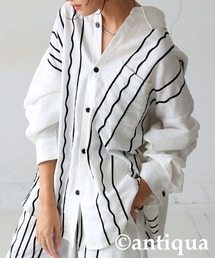 antiqua（アンティカ）の「コード刺繍シャツ（シャツ/ブラウス・メンズ）」