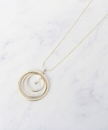 SHOO・LA・RUE | ざらざらサークル3連ネックレス(ネックレス)