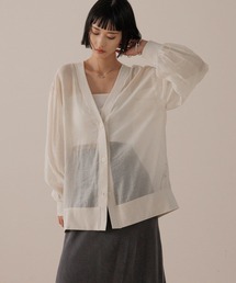 シアーシャツカーディガンＬＳ　593392