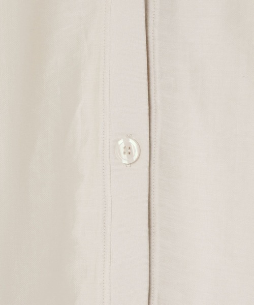 LOWRYS FARM（ローリーズファーム）の「シアーシャツカーディガンＬＳ　593392（カーディガン/ボレロ・レディース・ブラウン/オフホワイト/ブラック・FREE）」の12枚目の写真