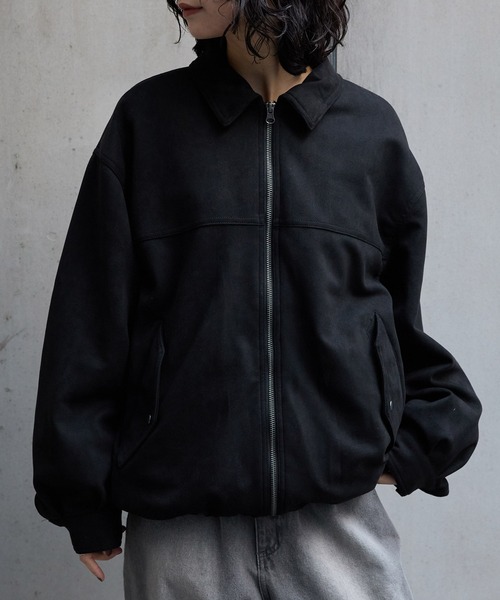 ドロスト ダンボール ステンカラー ジップブルゾン MONO-MART│MONO