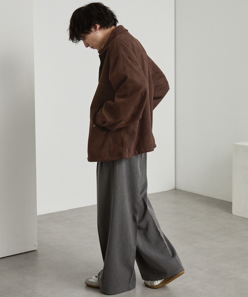 ブラッシュド オーバーサイズ ドロストフライトジップブルゾン MONO