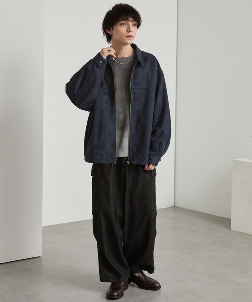 【新品　完売商品】　オーバーサイズブルゾン オーバーサイズヴィンテージライクブルゾン│MONO-MART│173cm│MONO
