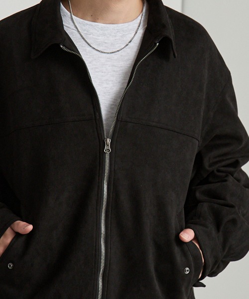 ブラッシュド オーバーサイズ ドロストフライトジップブルゾン MONO
