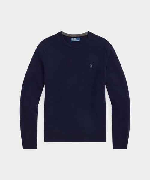 POLO RALPH LAUREN(ポロ ラルフ ローレン)の「ウール クルーネック セーター(ニット/セーター・メンズ・ブルー・S/M/L/XL/XXL/XS)」の7枚目の写真