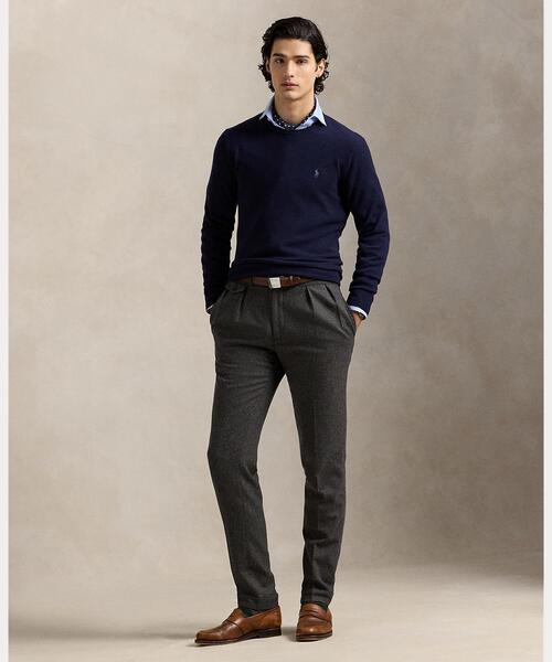 POLO RALPH LAUREN(ポロ ラルフ ローレン)の「ウール クルーネック セーター(ニット/セーター・メンズ・ブルー・S/M/L/XL/XXL/XS)」の6枚目の写真
