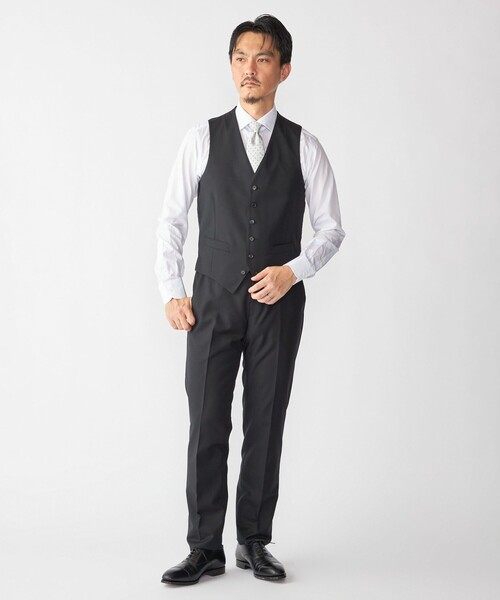 SHIPS: 御幸毛織 ファブリック FOUR SEASONS ソリッド ベスト（ベスト