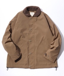 Salong hameu（サロン ハミュー）の「N-1 撥水・防風・ストレッチ 襟ボアデッキジャケット/ワークジャケットアウター メンズ レディース ユニセックス（カバーオール）」