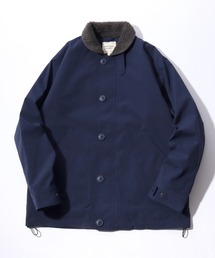 Salong hameu（サロン ハミュー）の「N-1 撥水・防風・ストレッチ 襟ボアデッキジャケット/ワークジャケットアウター メンズ レディース ユニセックス（カバーオール）」