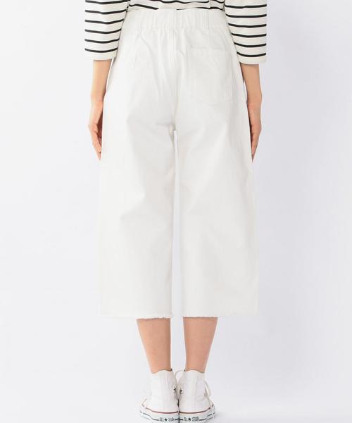 coen（コーエン）の「デニムガウチョパンツ（デニムパンツ・レディース・ホワイト/ライトブルー/ネイビー・SMALL/MEDIUM/LARGE）」の10枚目の写真