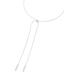 GLOBAL WORK | ステンレスマメスライドネックレス/599551(ネックレス)