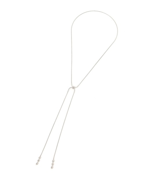 GLOBAL WORK（グローバルワーク）の「ステンレスマメスライドネックレス/599551（ネックレス・レディース・ゴールド系その他/シルバー系その他・FREE）」の3枚目の写真