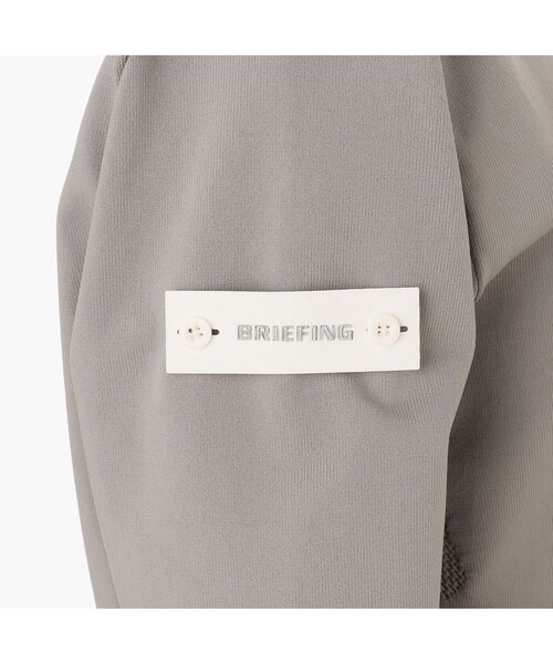 BRIEFING（ブリーフィング）の「【BRIEFING GOLF／ブリーフィングゴルフ】WS WR CREWNECK KNIT（ニット/セーター・レディース・グレー/ブラック/ベージュ・M/S）」の4枚目の写真
