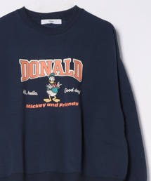 Disney（ディズニー）の「2025AW Disney/ディズニー ミッキー＆フレンズ/ベイマックス/トランプ/レディ オーバーサイズ 裏起毛 プリントスウェットトレーナー（スウェット）」