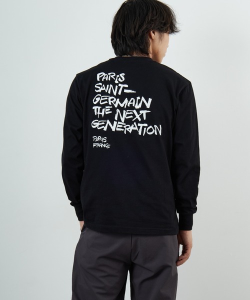 PARIS SAINT-GERMAIN/パリ・サン＝ジェルマン] PSGロゴ バックプリント