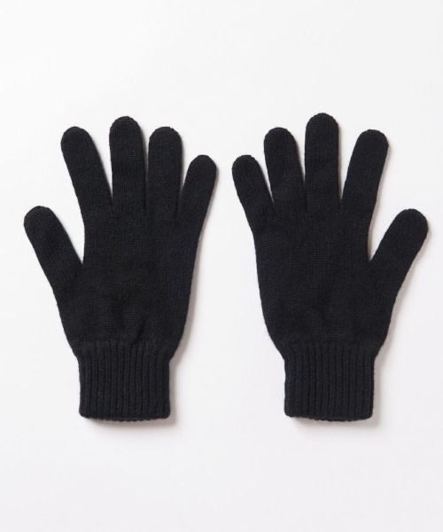 Johnstons of Elgin（ジョンストンズオブエルガン）の「ジャージーグローブ(カシミヤ)(MEN)（手袋・メンズ・ネイビー/ブラック/ブラウン系その他・ONE SIZE）」の7枚目の写真