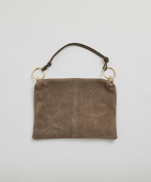 La boutique BonBon（ラブティックボンボン）の「【オウレンティ】スエードダブルハンドルバッグ（トートバッグ・レディース・グレー系その他・FREE）」の14枚目の写真