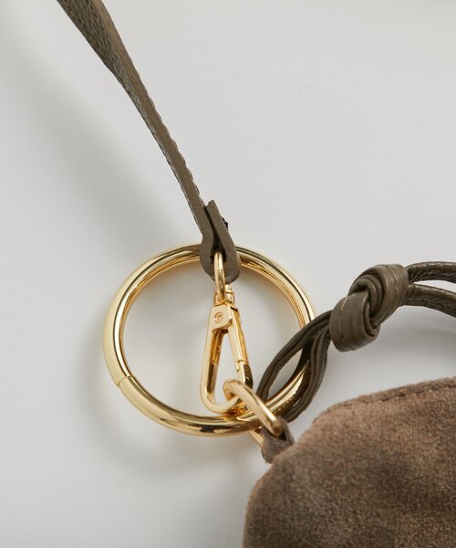 La boutique BonBon（ラブティックボンボン）の「【オウレンティ】スエードダブルハンドルバッグ（トートバッグ・レディース・グレー系その他・FREE）」の20枚目の写真