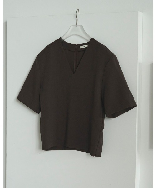 セール】anuke owershoulder Vneck Tops 62520409（Tシャツ/カットソー