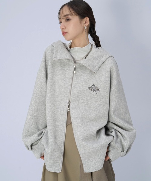 HARE(ハレ)の「ダンボールビッグパーカー(HARE)(パーカー・レディース・ブラック/ブルー/グレー/ブルー系その他・FREE)」の2枚目の写真