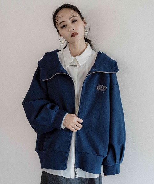 HARE(ハレ)の「ダンボールビッグパーカー(HARE)(パーカー・レディース・ブラック/ブルー/グレー/ブルー系その他・FREE)」の3枚目の写真