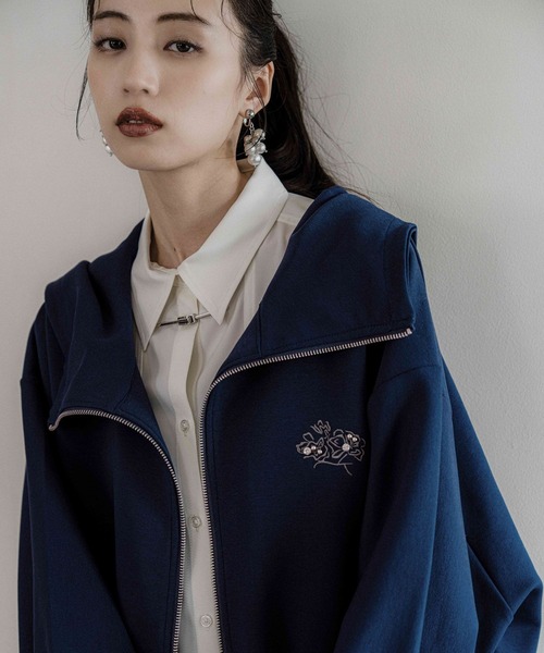 HARE(ハレ)の「ダンボールビッグパーカー(HARE)(パーカー・レディース・ブラック/ブルー/グレー/ブルー系その他・FREE)」の15枚目の写真