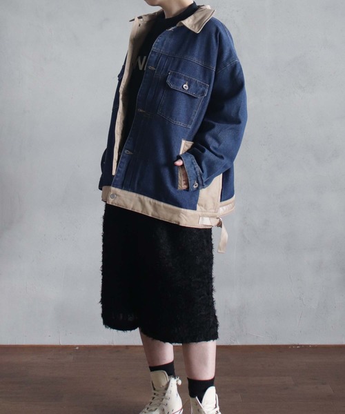 BITTOKO(ビットコ)の「定番BIZCREEKブルゾン(デニムジャケット・レディース・ブルー・FREE)」の20枚目の写真