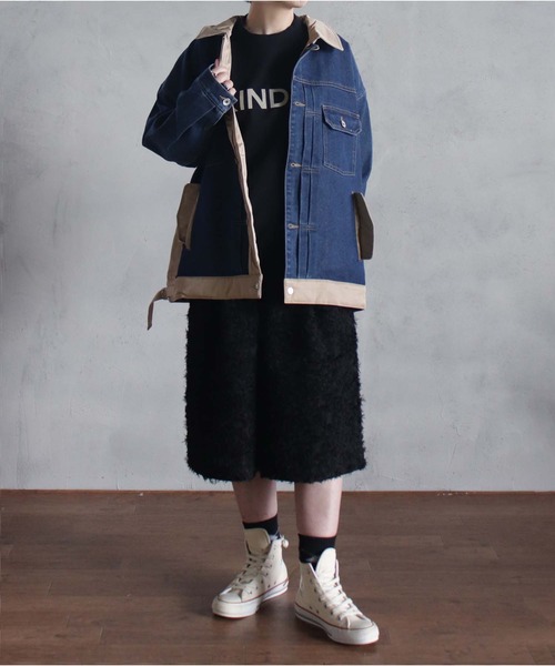 BITTOKO(ビットコ)の「定番BIZCREEKブルゾン(デニムジャケット・レディース・ブルー・FREE)」の19枚目の写真