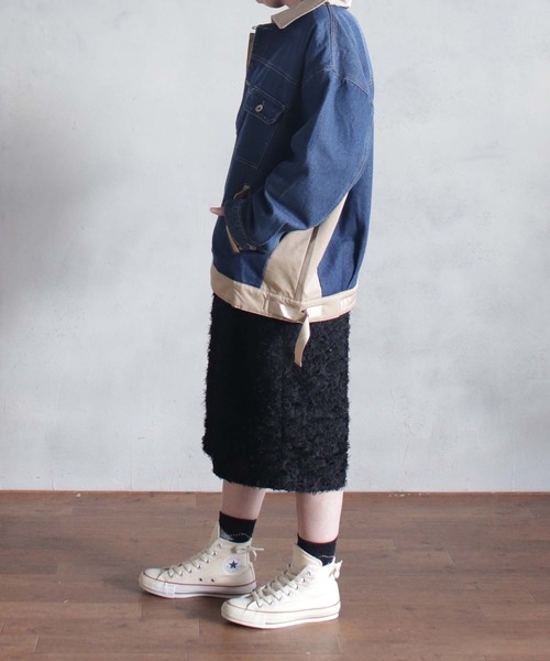 BITTOKO(ビットコ)の「定番BIZCREEKブルゾン(デニムジャケット・レディース・ブルー・FREE)」の22枚目の写真