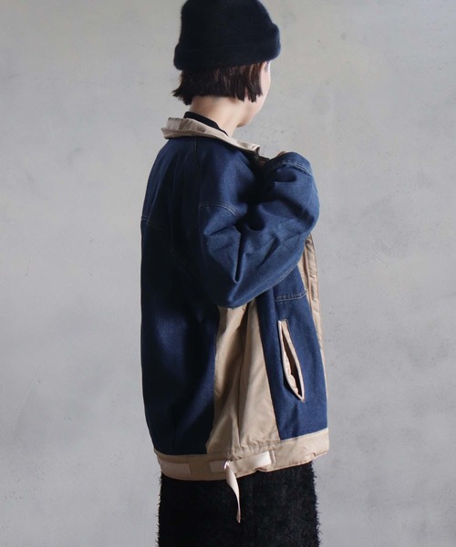 BITTOKO(ビットコ)の「定番BIZCREEKブルゾン(デニムジャケット・レディース・ブルー・FREE)」の4枚目の写真