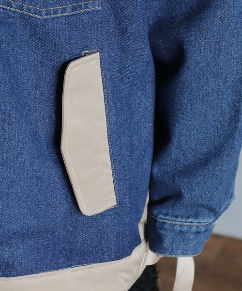 BITTOKO(ビットコ)の「定番BIZCREEKブルゾン(デニムジャケット・レディース・ブルー・FREE)」の11枚目の写真