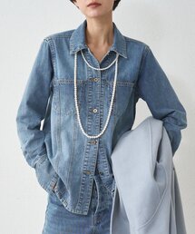 Loungedress オーバーデニムシャツ　ブルー LOUNGEDRESS（ラウンジドレス）の「オーバーデニムシャツ