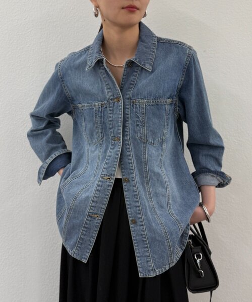 20周年限定】デニムシャツジャケット（シャツ/ブラウス）｜LOUNGEDRESS