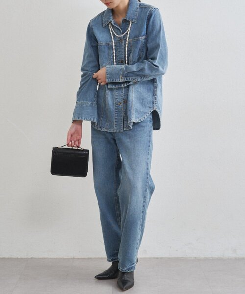 20周年限定】デニムシャツジャケット（シャツ/ブラウス）｜LOUNGEDRESS