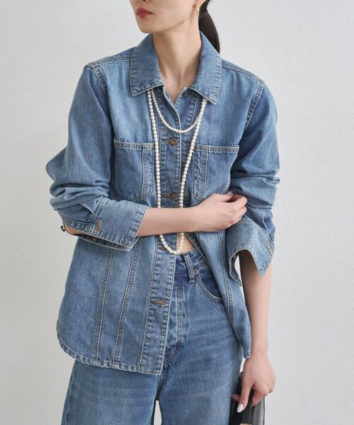 20周年限定】デニムシャツジャケット（シャツ/ブラウス）｜LOUNGEDRESS