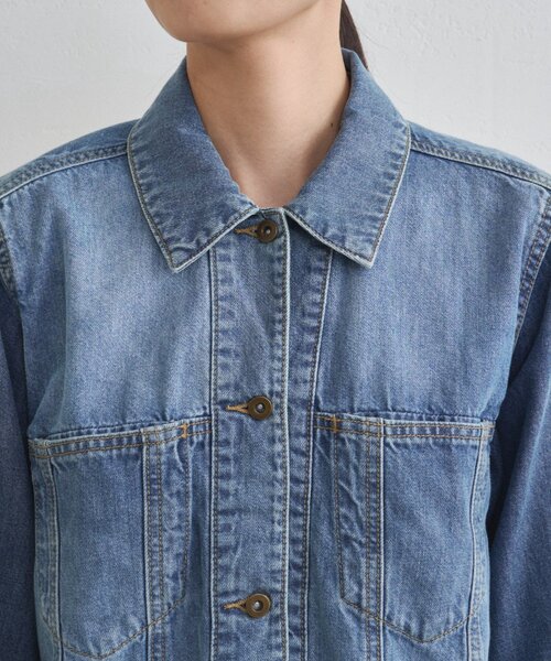 ラウンジドレス　デニムシャツ 20周年限定】デニムシャツジャケット（シャツ/ブラウス）｜LOUNGEDRESS