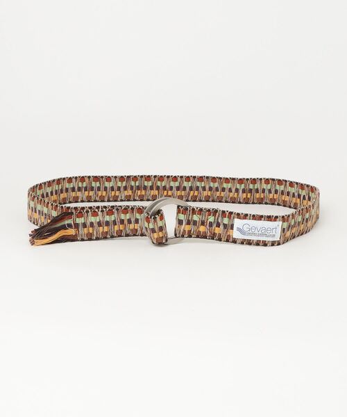 GEVAERT（ゲバルト）の「GEVAERT　Wリングベルト（ベルト・メンズ・ブルー/ベージュ/ブルー系1/ピンク系1/ネイビー/S/その他2/その他1/Q/ブルー系2/ブラック系その他/P/レッド系1/ブラウン系1/その他・ONE SIZE）」の3枚目の写真