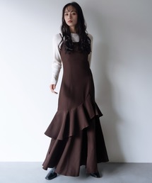 アシンメトリー キャミソールワンピース ワンピ」に該当する