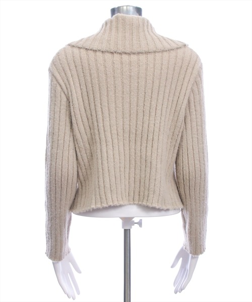 CLEAR BASIC（クリアベーシック）の「セーラーカラービジューボタンニット[オフィスカジュアル 着回し抜群 大人]（ニット/セーター・レディース・グレイッシュベージュ/アイボリー/ミント/ブラウン・F）」の12枚目の写真