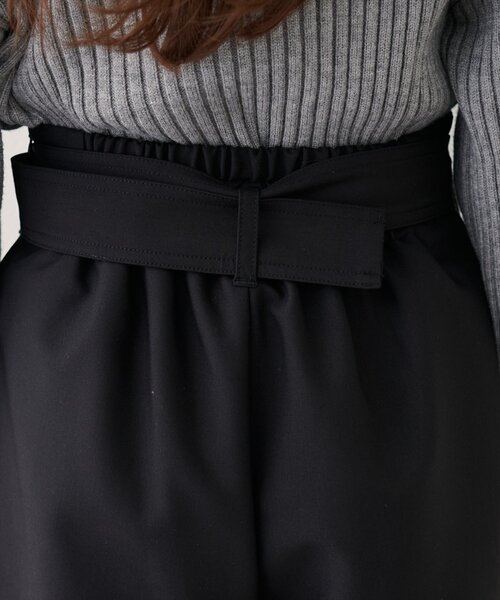 natural couture（ナチュラルクチュール）の「バックルベルト付きタックパンツ（その他パンツ・レディース・ボルドー/ブラウン/ブラック・MEDIUM/SMALL）」の16枚目の写真