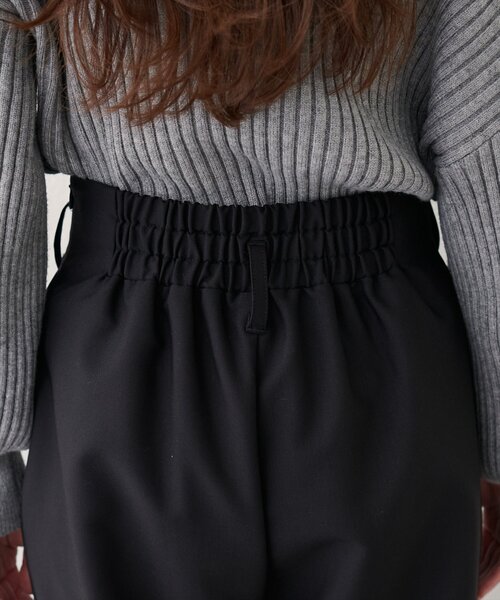 natural couture（ナチュラルクチュール）の「バックルベルト付きタックパンツ（その他パンツ・レディース・ボルドー/ブラウン/ブラック・MEDIUM/SMALL）」の15枚目の写真