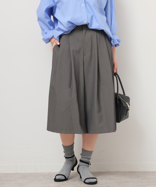 JOURNAL STANDARD relume(ジャーナルスタンダード レリューム)の「エターンドルクロスハーフパンツ(その他パンツ・レディース・チャコールグレー/ブラック・38/36)」の1枚目の写真