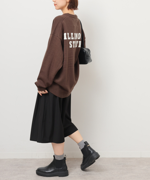 JOURNAL STANDARD relume(ジャーナルスタンダード レリューム)の「エターンドルクロスハーフパンツ(その他パンツ・レディース・チャコールグレー/ブラック・38/36)」の4枚目の写真