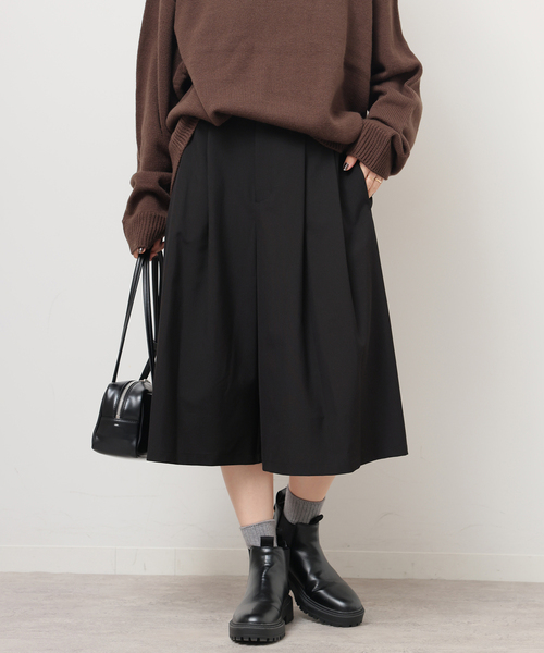 JOURNAL STANDARD relume(ジャーナルスタンダード レリューム)の「エターンドルクロスハーフパンツ(その他パンツ・レディース・チャコールグレー/ブラック・38/36)」の5枚目の写真