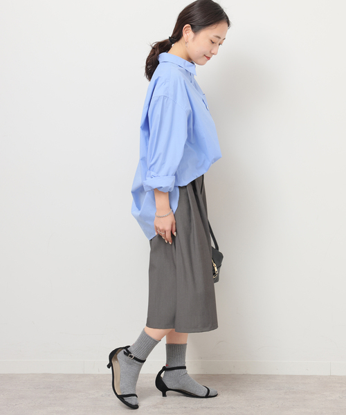 JOURNAL STANDARD relume(ジャーナルスタンダード レリューム)の「エターンドルクロスハーフパンツ(その他パンツ・レディース・チャコールグレー/ブラック・38/36)」の10枚目の写真