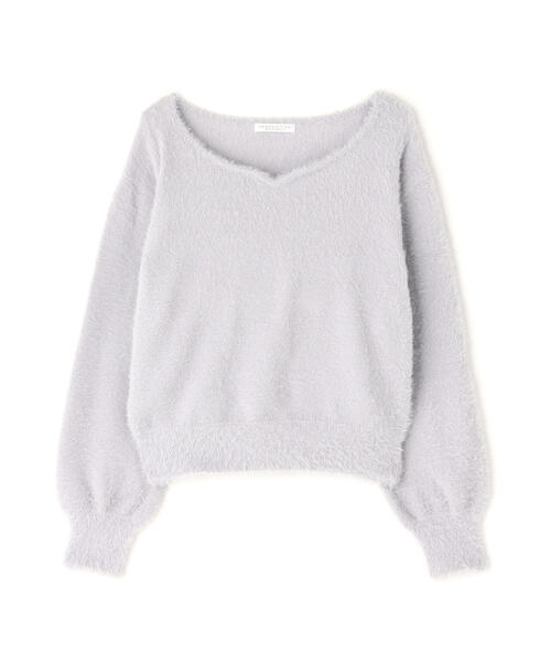 PROPORTION BODY DRESSING（プロポーションボディドレッシング）の「ミニシャギーハートネックニット / 1215270129（ニット/セーター・レディース・ベージュ/グレー/ピンク/ホワイト系その他・FREE）」の5枚目の写真
