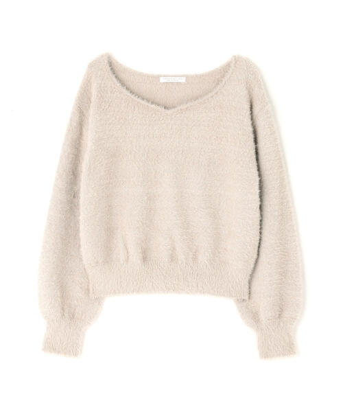 PROPORTION BODY DRESSING（プロポーションボディドレッシング）の「ミニシャギーハートネックニット / 1215270129（ニット/セーター・レディース・ベージュ/グレー/ピンク/ホワイト系その他・FREE）」の19枚目の写真