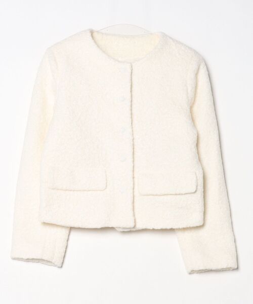 FREE STYLISTS(フリー スタイリスト)の「YUGA_YGMC Wool-like jacket coat(ノーカラーコート・レディース・ホワイト/キャメル・FREE)」の14枚目の写真
