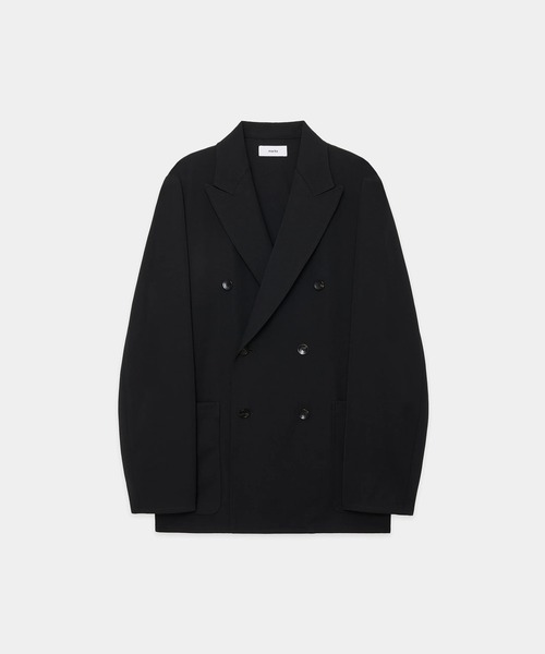 marka（マーカ）の「W.B JACKET LOOSE FIT（テーラードジャケット・メンズ・ブラック/グレー・1/2）」の2枚目の写真