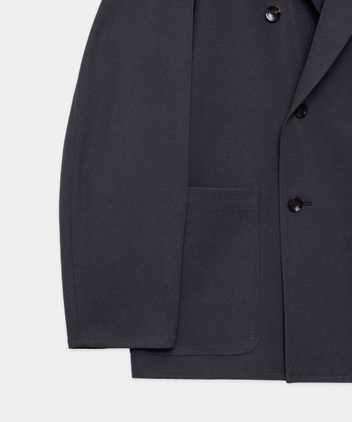 marka（マーカ）の「W.B JACKET LOOSE FIT（テーラードジャケット・メンズ・ブラック/グレー・1/2）」の3枚目の写真